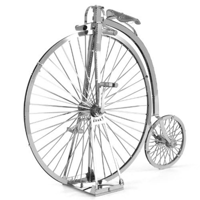 HIGH WHEEL BICYCLE 3D LASER CUT MODEL 2 SHEETS