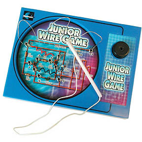WIRE GAME TOUCH THE WIRE BUZZER WILL SOUND