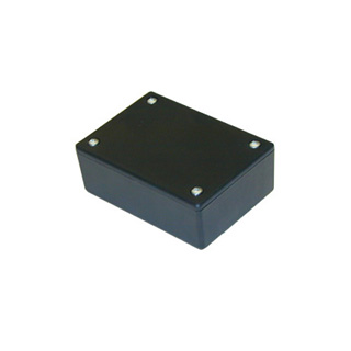 PROJECT BOX 3.5X2.5X1.3IN PLAS BLACK PCB:1.50INX3.00IN