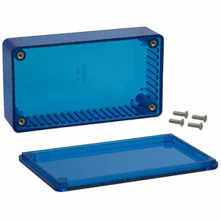 PROJECT BOX 4.4X2.4X1.2IN PLAS BLUE