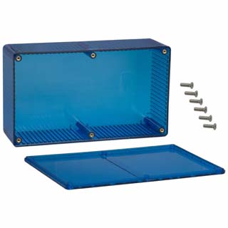 PROJECT BOX 7.5X4.3X2.4IN PLAS BLUE