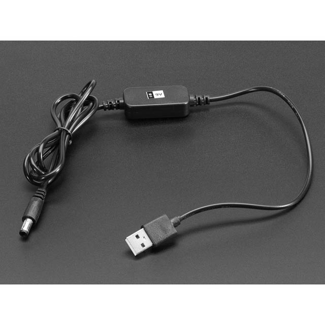 USB TO 2.1MM C+ BOOSTER CABLE 9VDC