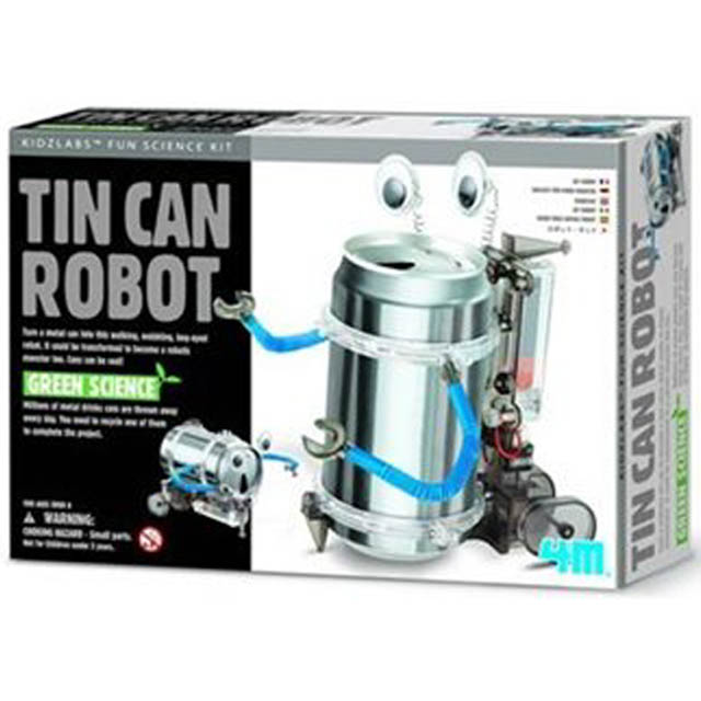 TIN CAN ROBOT GREEN SCIENCE