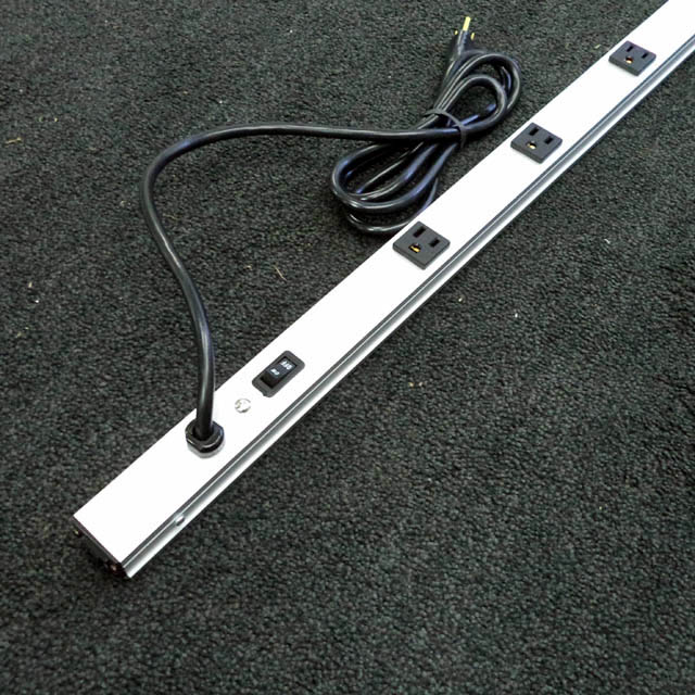 POWER BAR 10 O/LET 6FT CORD 60IN STRIP METAL