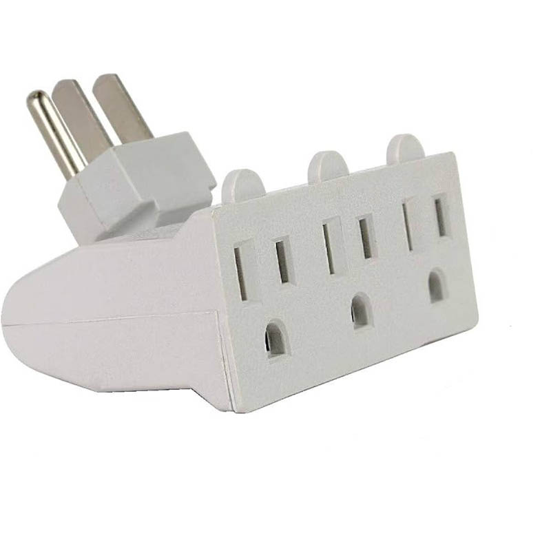 WALL TAP 3-OUTLET SWIVEL ADAPTER 15A 1875W