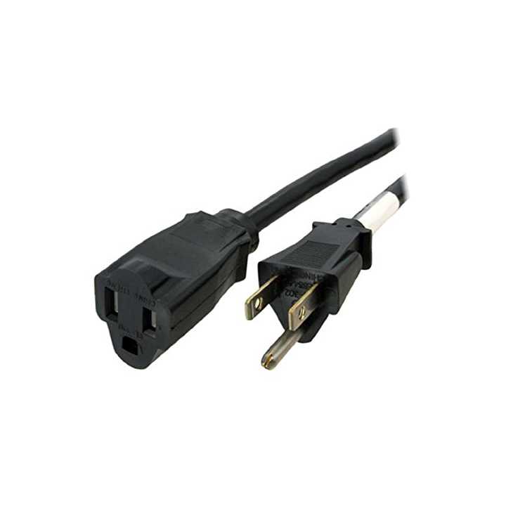 EXTENSION CORD 3/16 6FT SJT BLK 