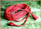 EXTENSION CORD 3/16 20FT ORG SJT SJTW