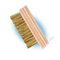 CLEANING BRUSH BRASS BRISTLES 7-3/4IN LONG