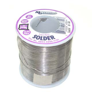 SOLDER WIRE 63/37 REGULAR 1LB 23AWG 0.025IN RA CORE