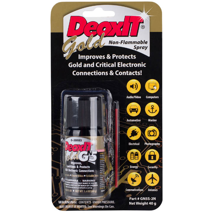 DEOXIT GOLD MINI SPRAY CONTACT CLEANER 40G