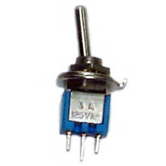 TOGGLE SWITCH 1P2T 3A ON-NONE-ON 125VAC TH SOL 5MM HOLE