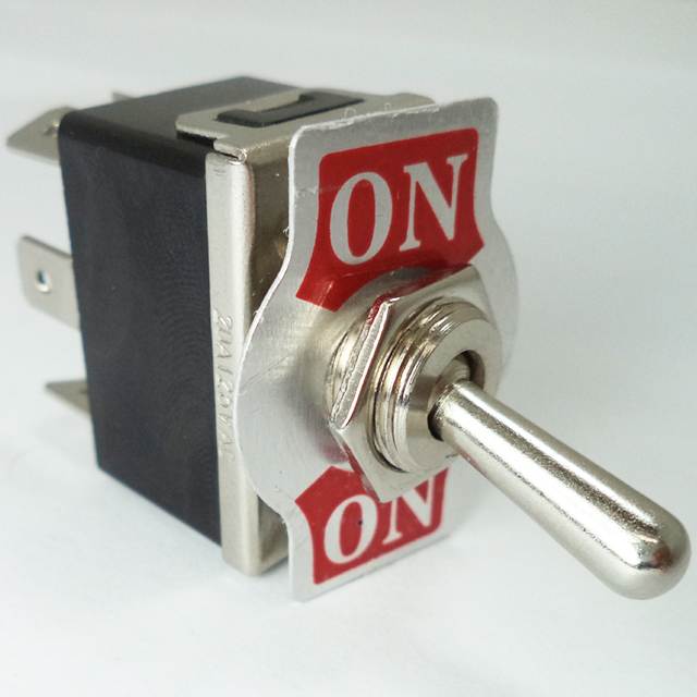 TOGGLE SWITCH 2P2T 20A ON-NONE- ON 125VAC TH QT 12MM HOLE