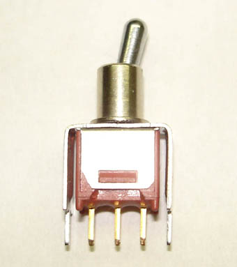 TOGGLE SWITCH 1P2T 20MA ON-NONE- ON 20V UNTH PCST 5MM HOLE