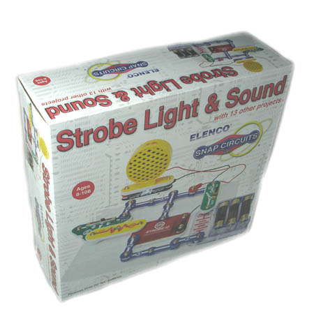 STROBE LIGHT & SOUND WITH 13 OTHER PROJECTS SNAP CIRCUIT