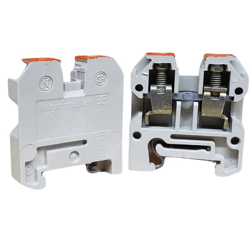 TERM BLOCK 1P DIN RAIL ORG 