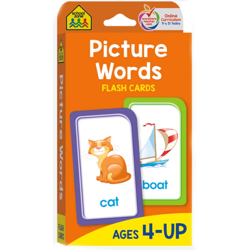 PICTURE WORDS FLASH CARDS.. 