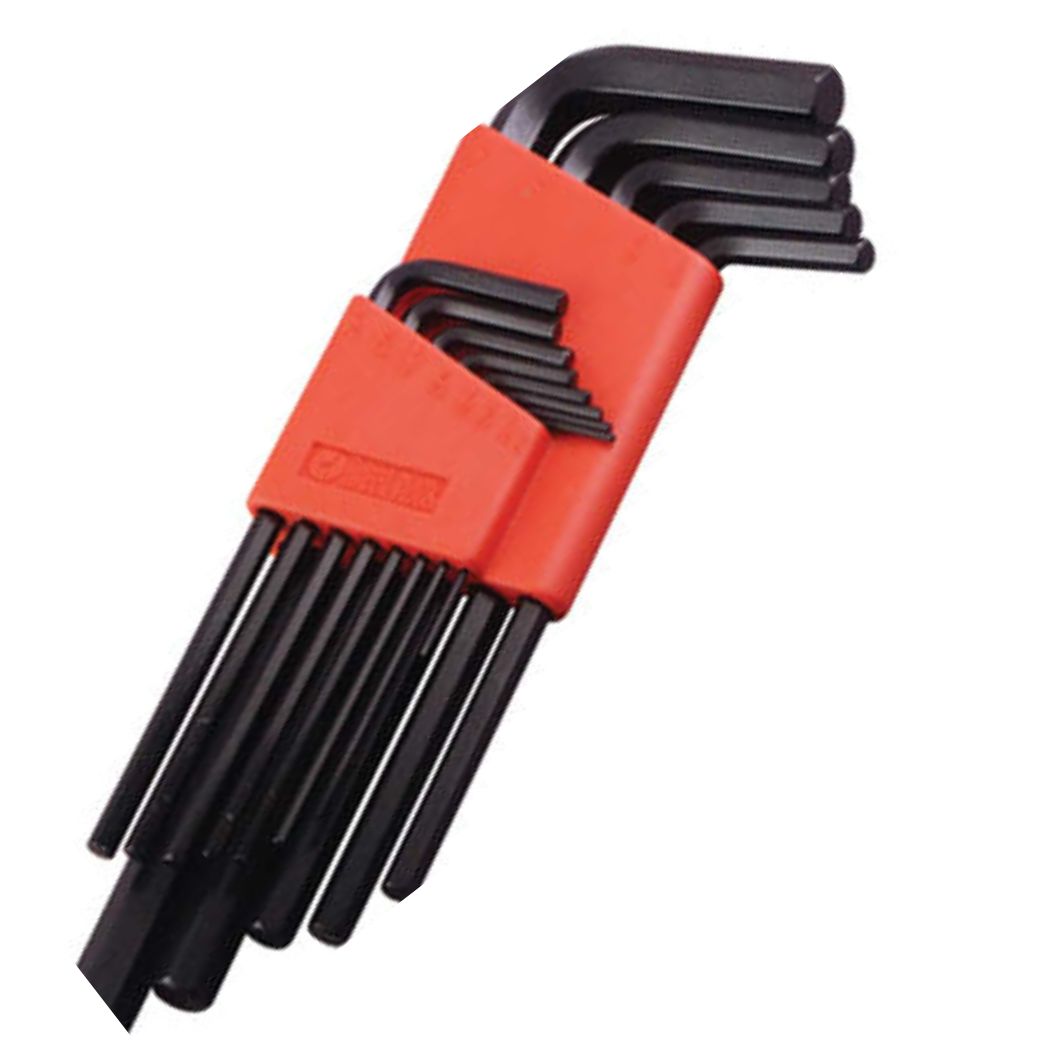 HEX KEY SET SAE L-SHAPE 13PC/SET 1/20 1/16 3/32 1/8 3/16 1/4 3/8