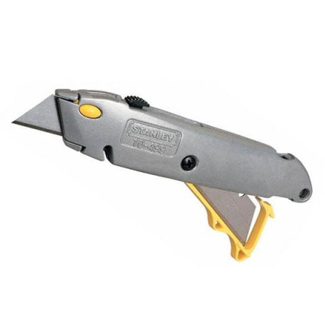 KNIFE UTILITY 6IN METAL BODY 2-SIDED RETRACTABLE BLADE