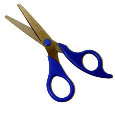 Scissors for office SNOWSULL Stainless Steel scissors all purpose 8.5  sewing scissors Teflon coated Yarn Thread Cutter Small scissors (Yellow)