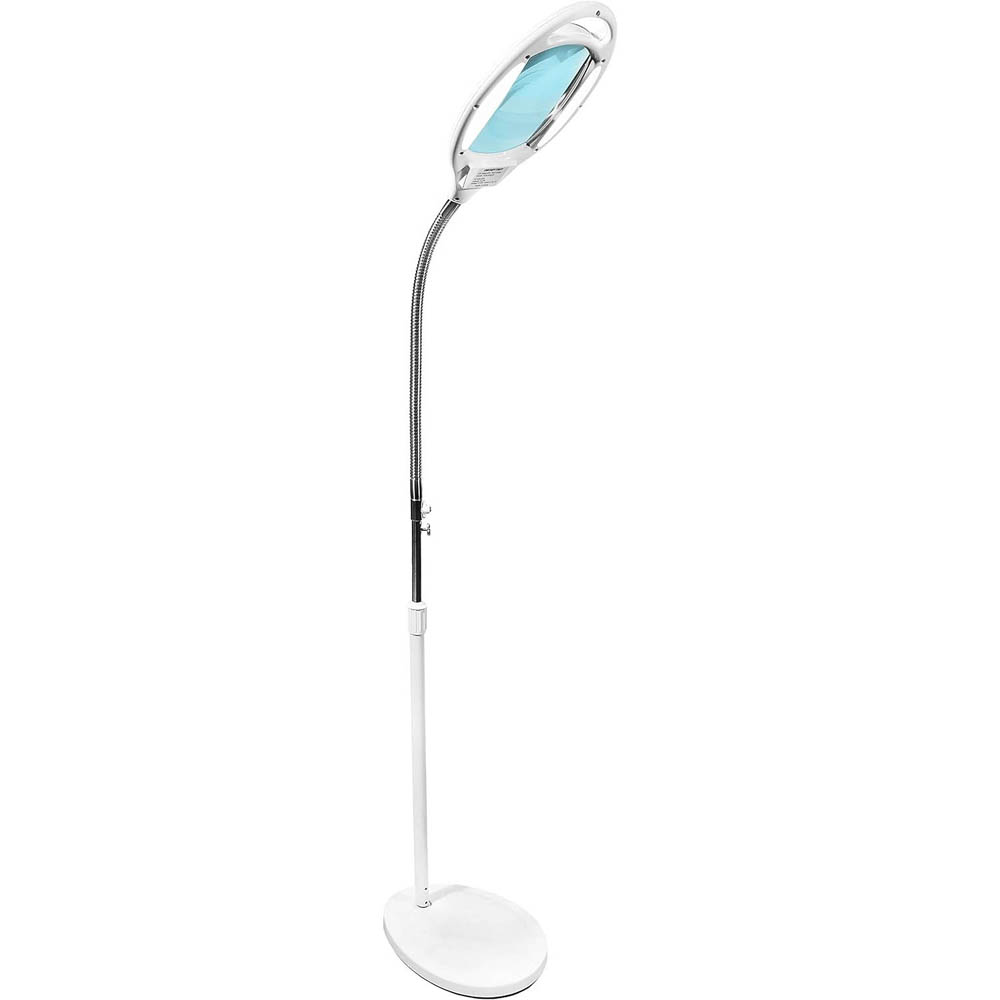 MAGNIFYING FLOOR LAMP LED 7W 42 LEDS 1.75X HEIGHT UPTO 52IN