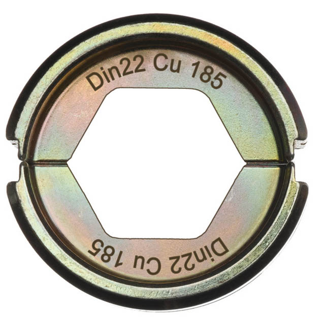 CRIMPING DIE DIN22 CU 185 FOR COMPRESSION CABLE LUGS