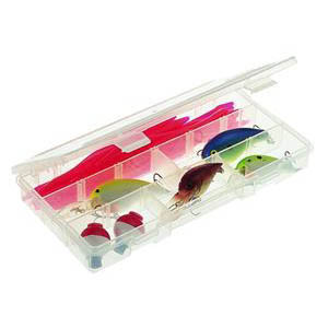 COMPONENT BOX 9X45X1IN CLEAR.. 5-9 ADJUSTABLE COMPARTMENTS