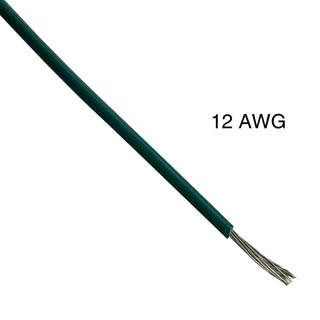 WIRE STRANDED 12AWG 100FT GREEN TC PVC FT1 600V 105C