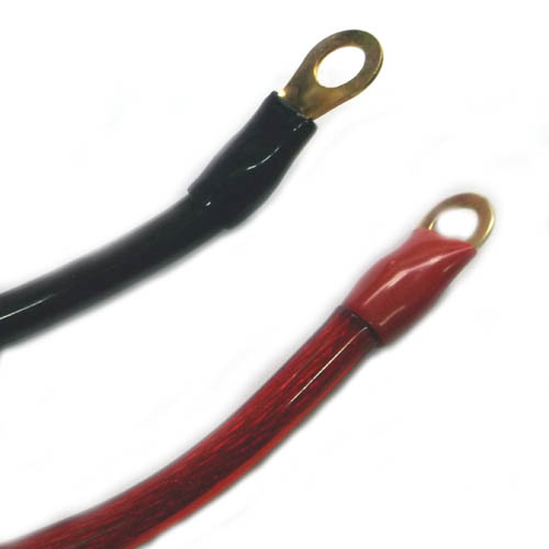 POWER CABLE 4AWG BLK/RED 12FT PURE COPPER