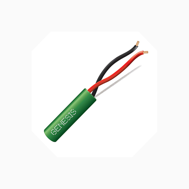 SPEAKER WIRE IN-WALL 16AWG 2C 500FT CMR GRN OFC