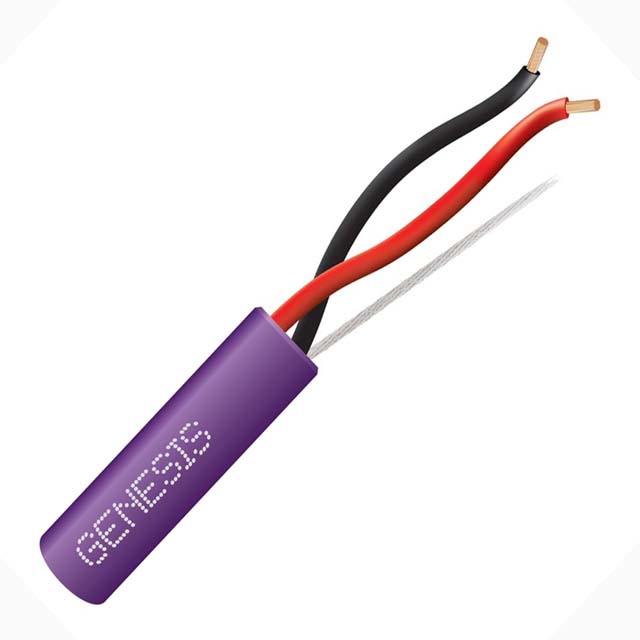 SPEAKER WIRE 16AWG 2C 500FT PURPLE OFC