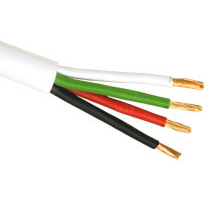 SPEAKER WIRE IN-WALL 16AWG 4C 100FT CM WHT OFC