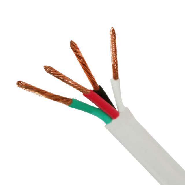 SPEAKER WIRE 14AWG 4C 500FT WHT OFC