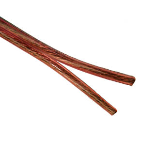 SPEAKER WIRE AWG 14 STD 100FT CLEAR OFC COPPER