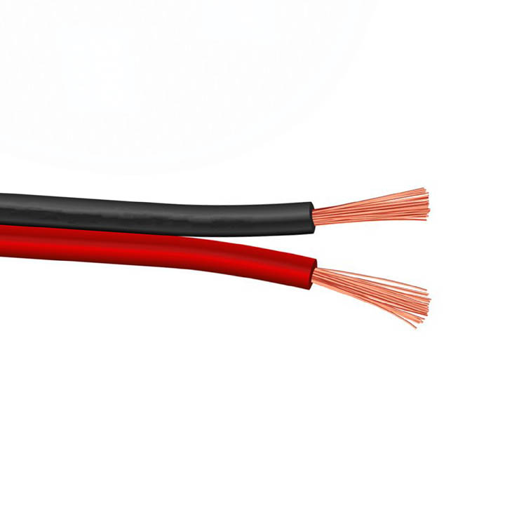 SPEAKER WIRE AWG 16 STD 500FT BLK/RED