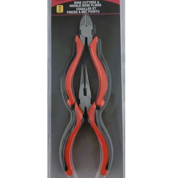 PLIERS NEEDLE NOSE & WIRE CUTTER SET OF 2PCS