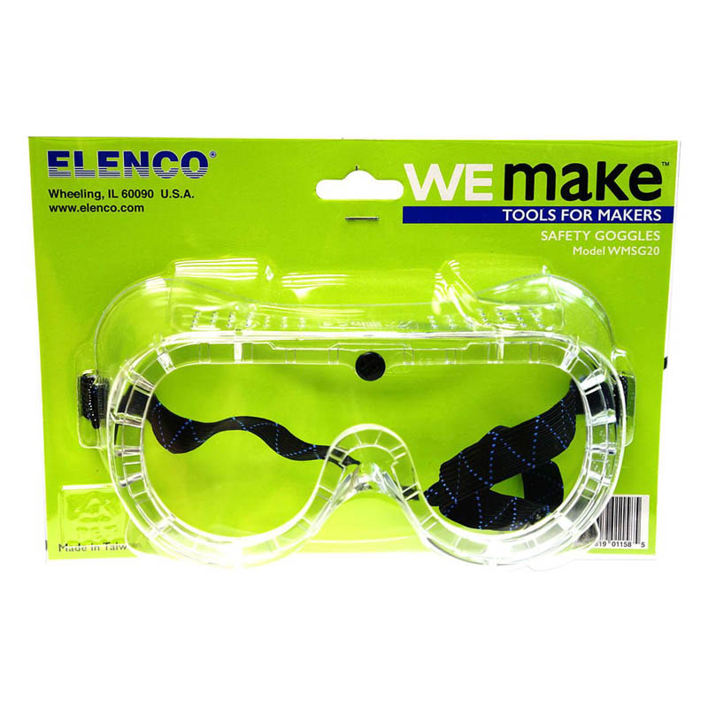 SAFETY GOGGLES WITH STRAP 