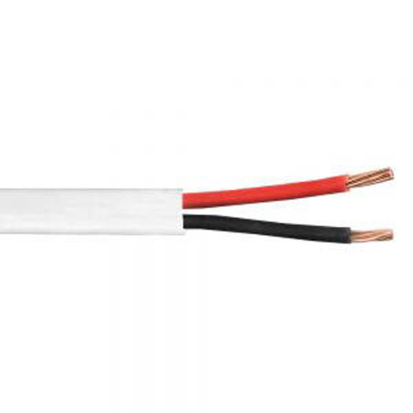 CABLE 2C 18AWG STR UNSH 1000FT WHITE CMR 300V CONTROL CABLE