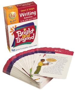 BRIGHT AND BEYOND CARDS WRITING AGE 5-9YRS SCHOOL YRS