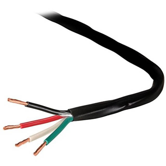 SPEAKER WIRE AWG 16 4C 500FT BLK DIRECT BURIAL