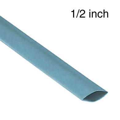 TUBING HST 1/2INX4FT SW BLU 2:1 600V 125C