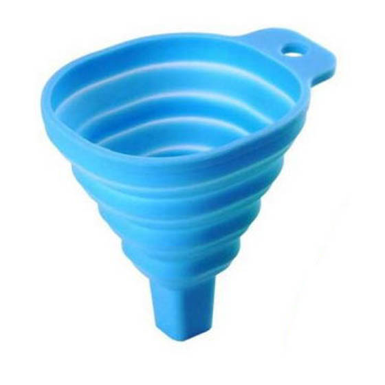 FUNNEL COLLAPSIBLE SILICONE LARGE ASSORTED COLORS
