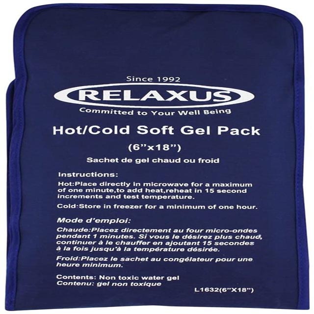 HOT & COLD GEL PACK 6 X 18IN MICROWAVE AND FREEZER SAFE