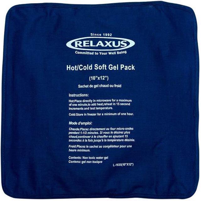 HOT & COLD GEL PACK 10 X 12IN MICROWAVE AND FREEZER SAFE