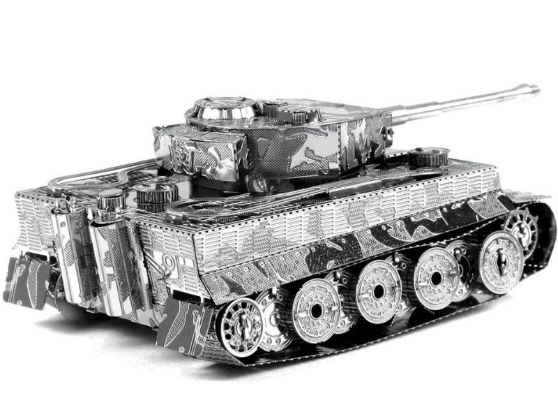 Metal Earth Tank 3D Metal Model Kit,silver,tiger 1 Tank 
