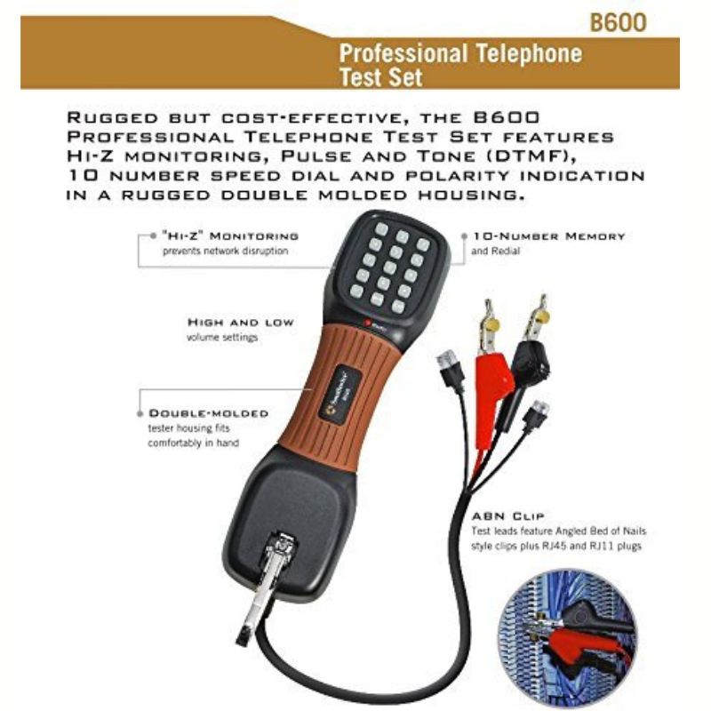 CABLE TESTERS AND TONE GENERATORS 4826