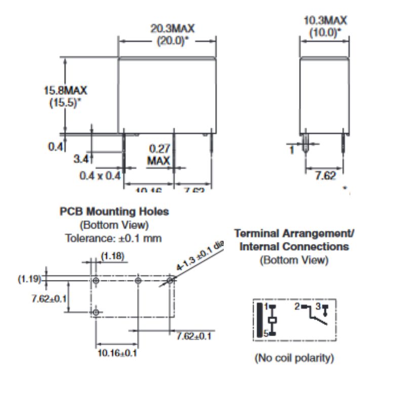 RELAY DC 5V 5402
