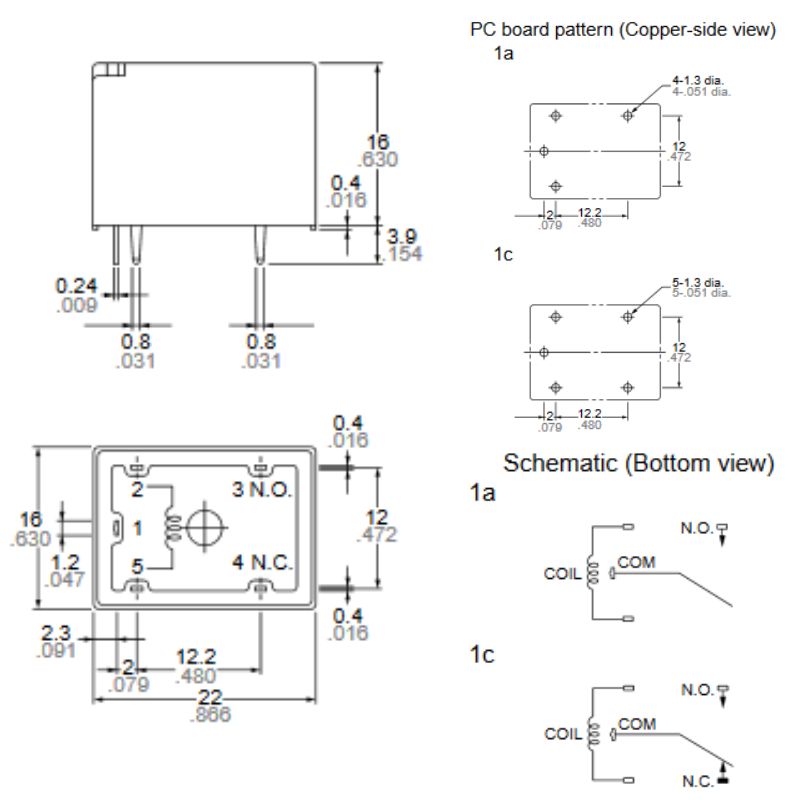 RELAY DC 5V 5408