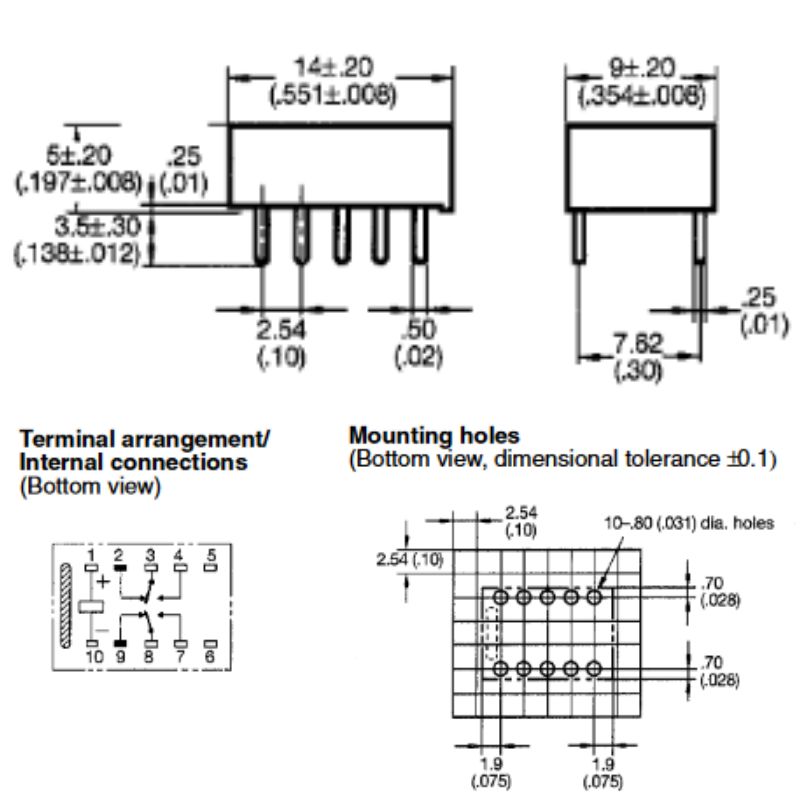 RELAY DC 5V 5415