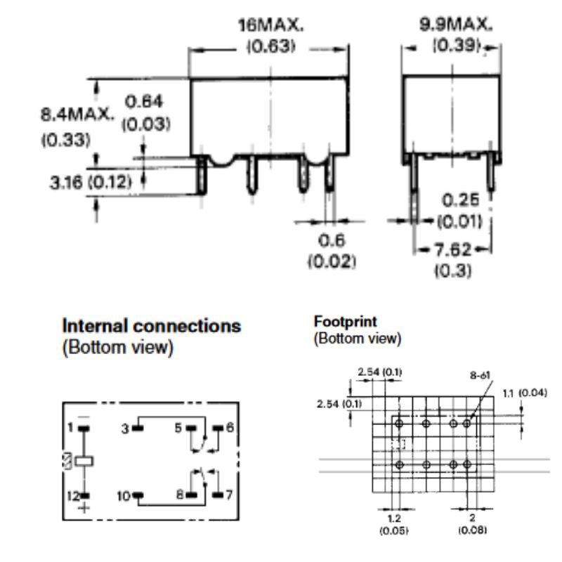 RELAY DC 5V 5422