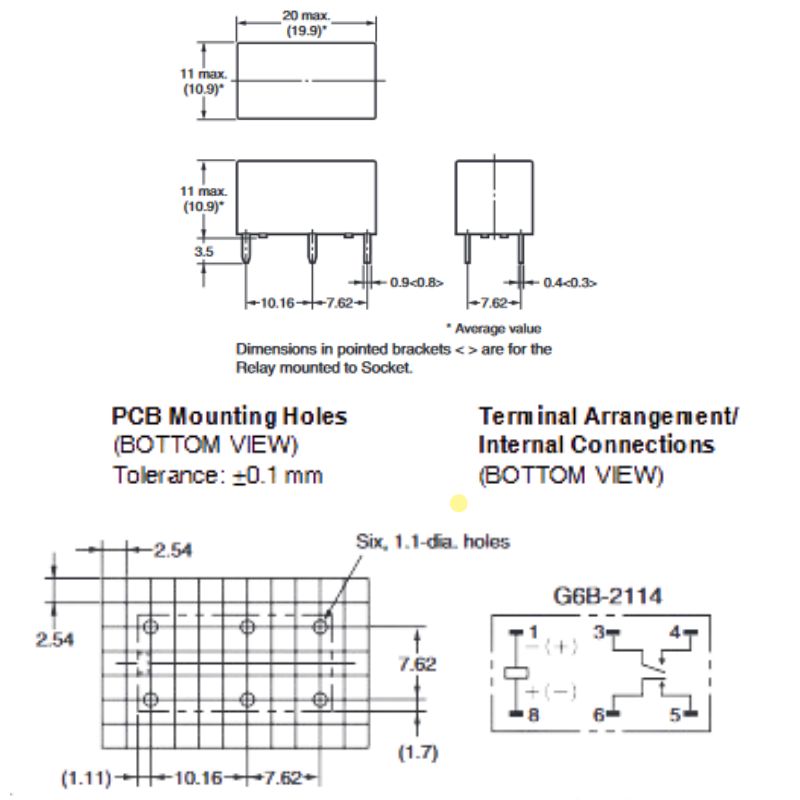 RELAY DC 6V 5443